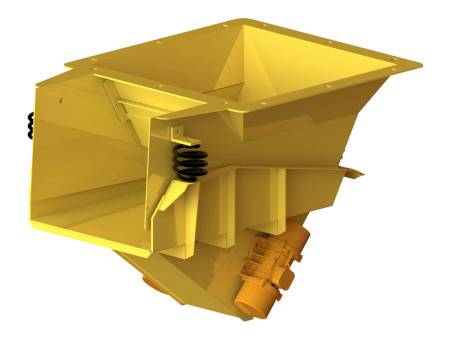 Siloausgeber und Vibrationsförderrinnen